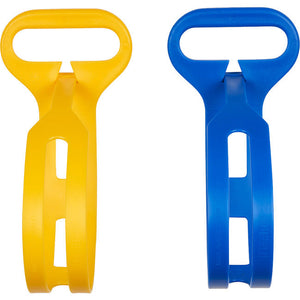 Fischer Plastic Utility Straps 2 Pack - Blue and Yellow