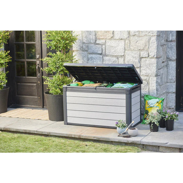 Keter Denali 380L Storage Box - Grey - Stormor Shelving