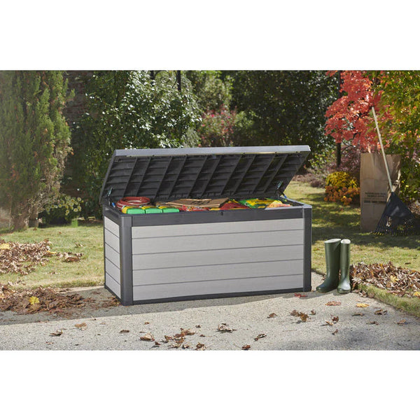 Keter Denali 570L Storage Box - Grey - Stormor Shelving