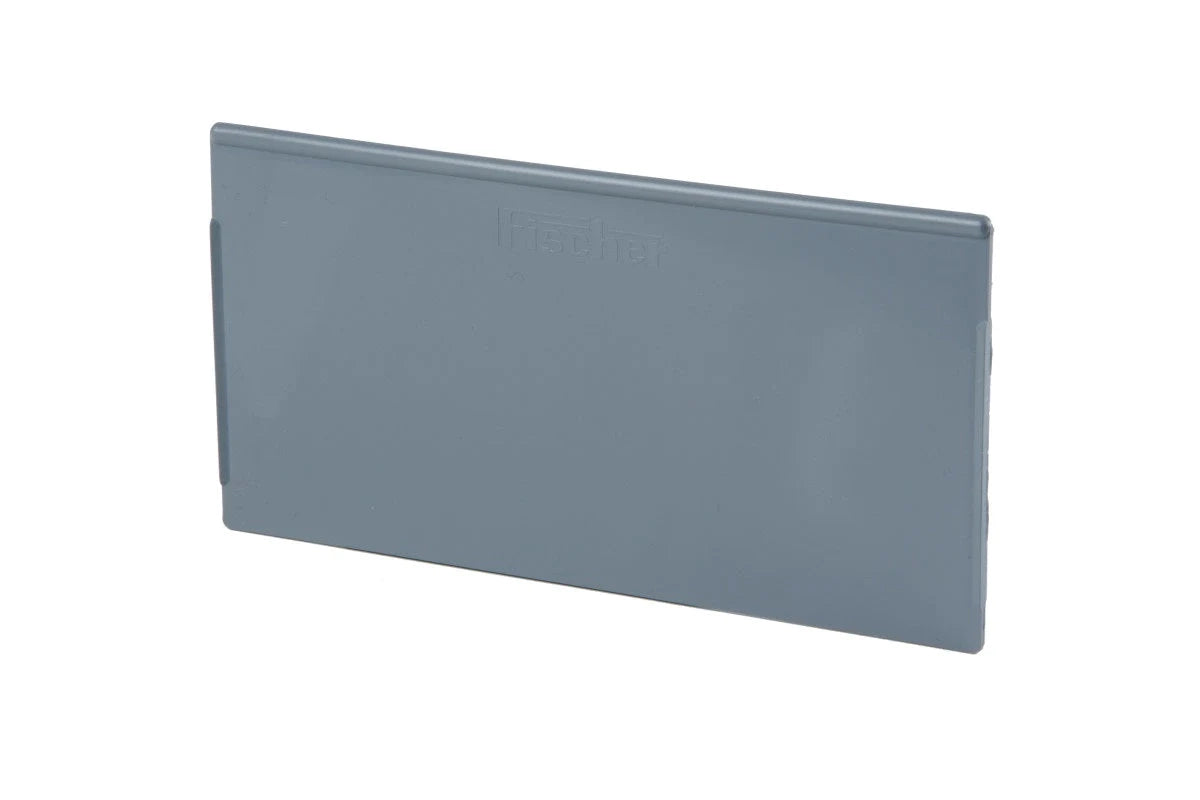 Fischer Plastics Spare Part Tray Divider to suit 200mm Wide Bins - Grey