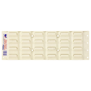 Fischer Plastics Louvre Panel 460L x 153H mm - Cream