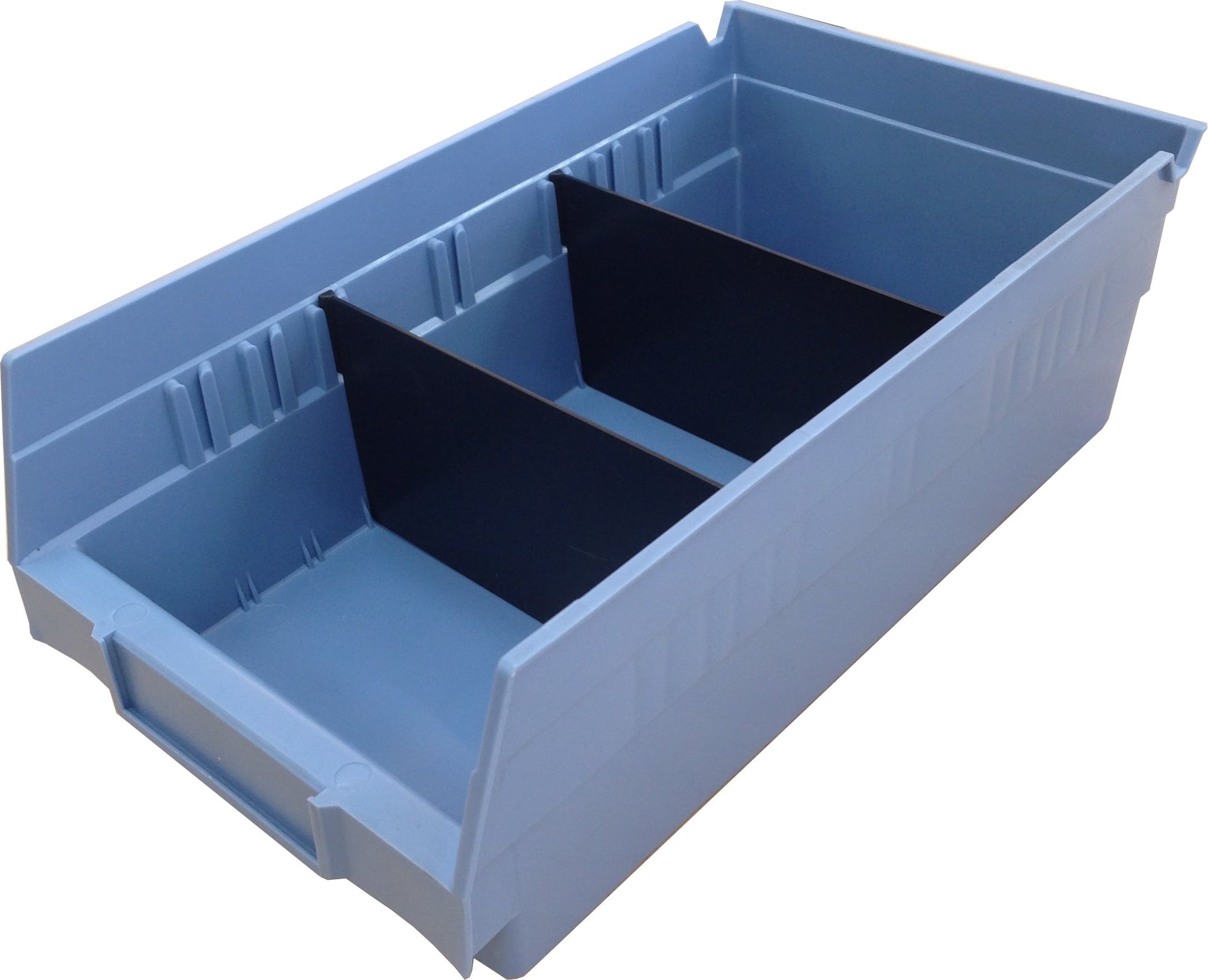 Summit Rivet Bin Shelving Units with Plastic Storage Bins - 40 or 70 B ...