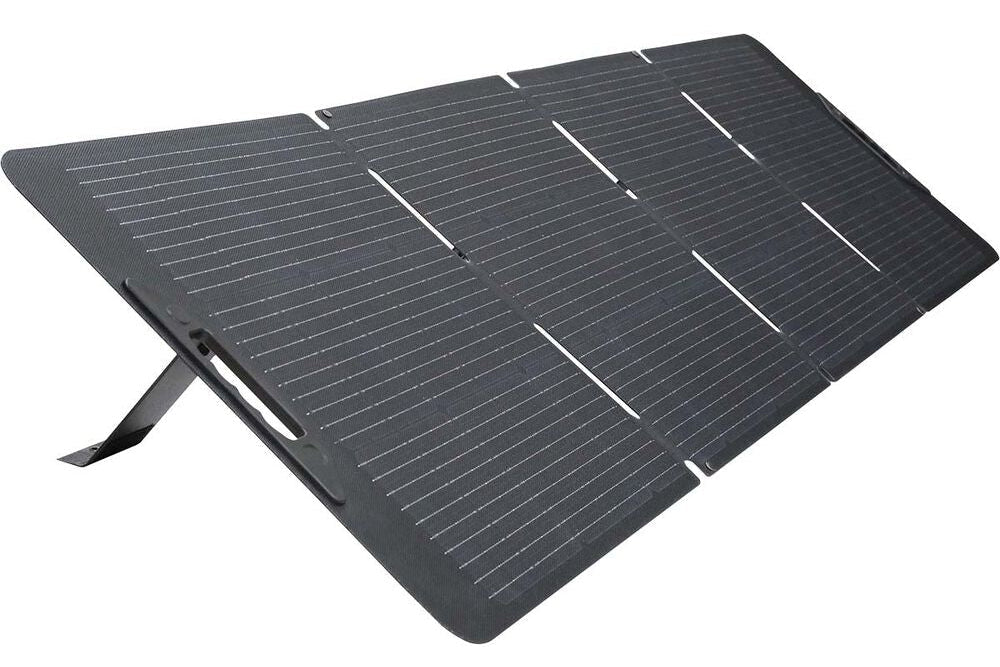 SupplyWorks 200W Premium Portable Foldable Solar Panel - Black