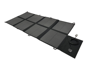 200W Premium Portable Folding Solar Panel Blanket, MPPT Controller & Accessories