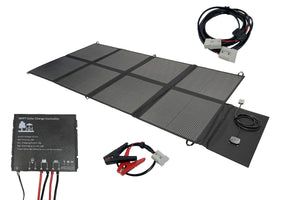 300W Premium Portable Folding Solar Panel Blanket, MPPT Controller & Accessories