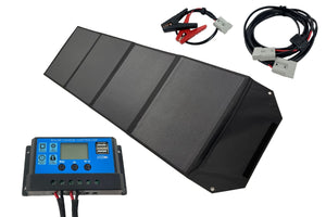 200W Premium ETFE Foldable Solar Panel Mat, PWM Controller & Accessory Kit