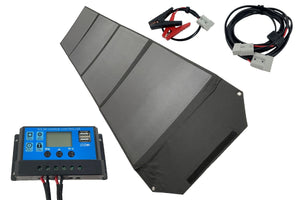 300W Premium Portable Folding Solar Panel Mat, PWM Controller & Accessories