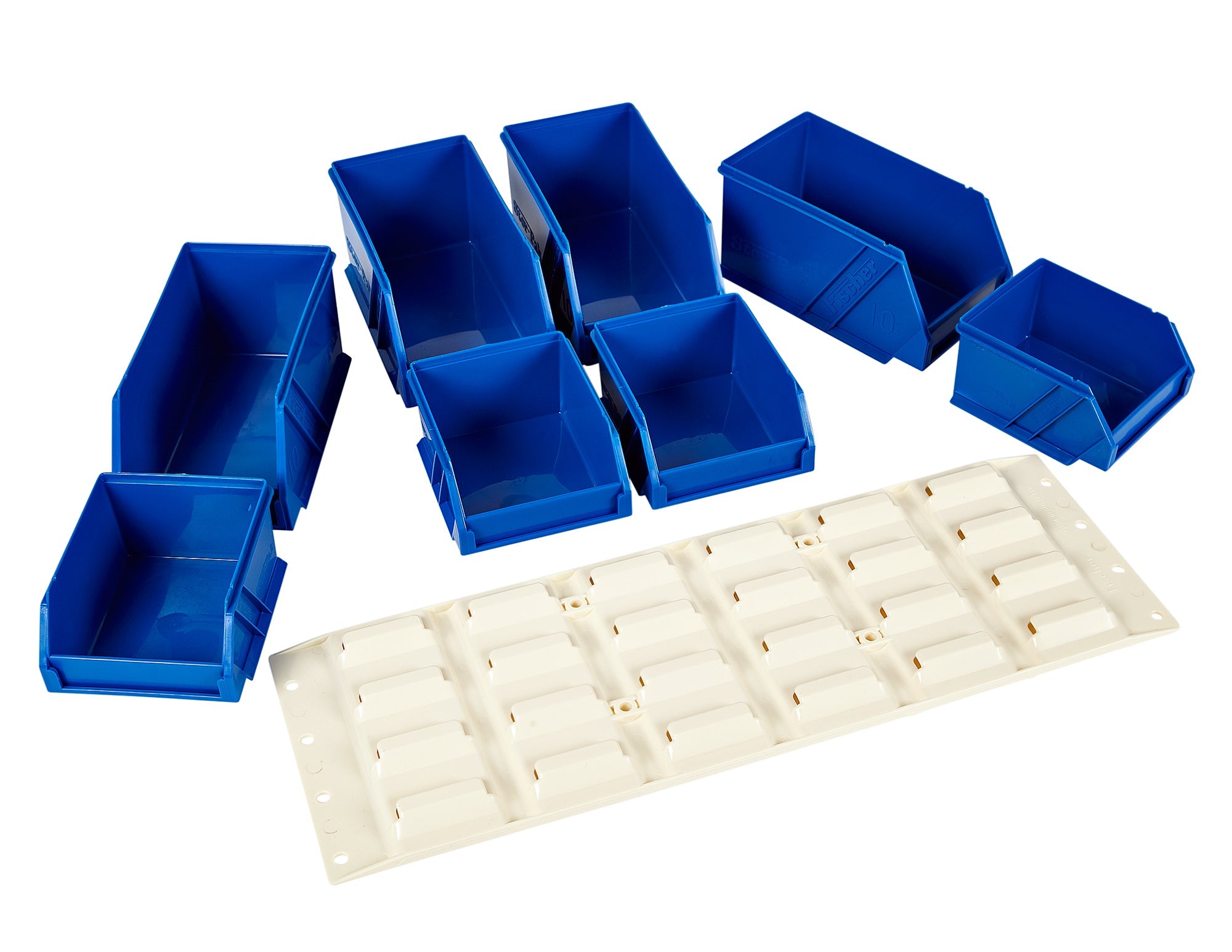 Fischer Plastic Stor-Pak 5 & 10 with Louvre Panel Starter Kit - Blue ...