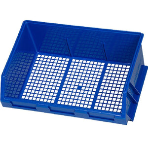 Fischer Plastic Stor-Pak Blue Bins and Containers with Mesh Base - Australian Made