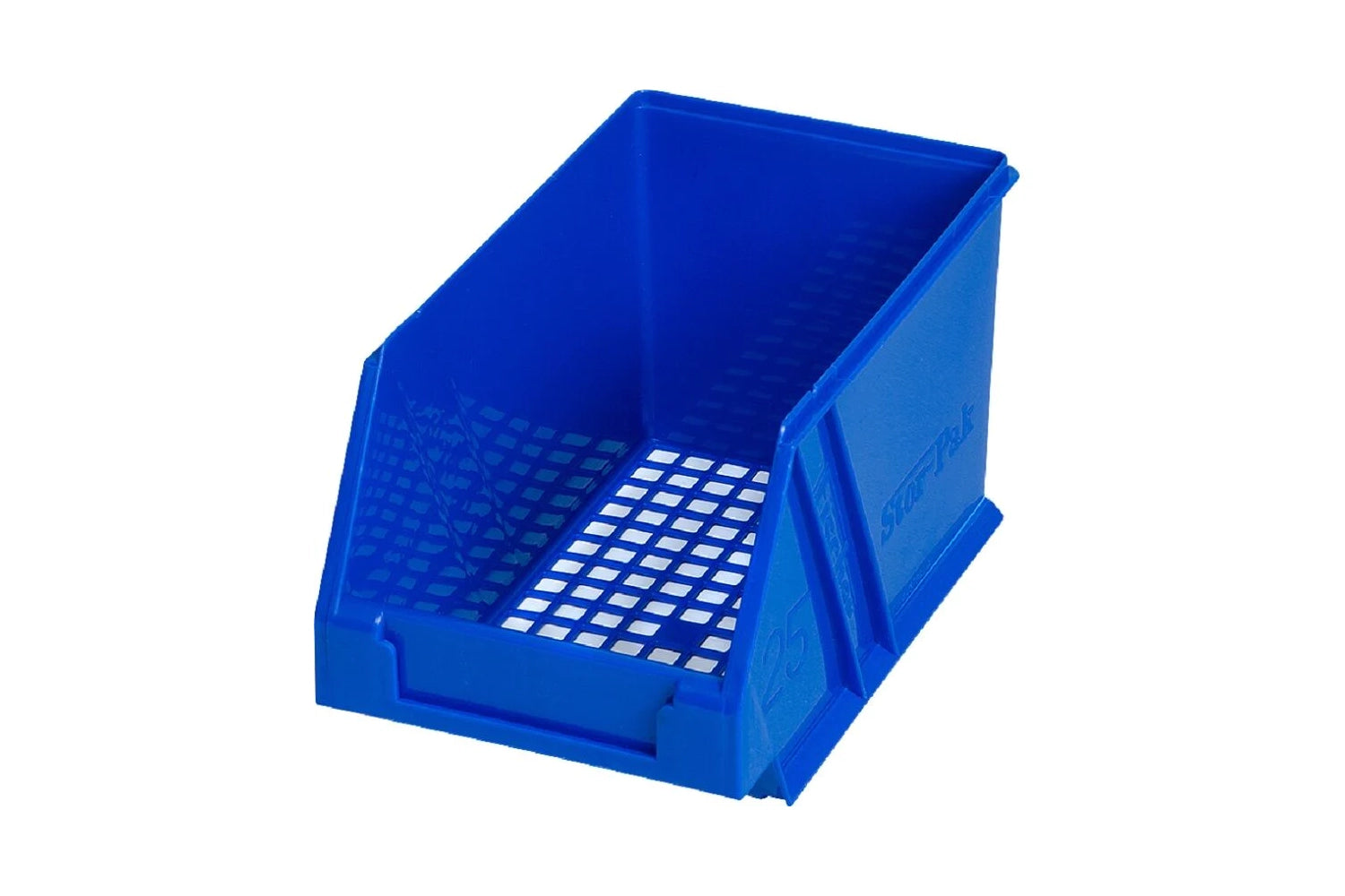 Fischer Plastic Stor-Pak Blue Bins and Containers with Mesh Base - Australian Made