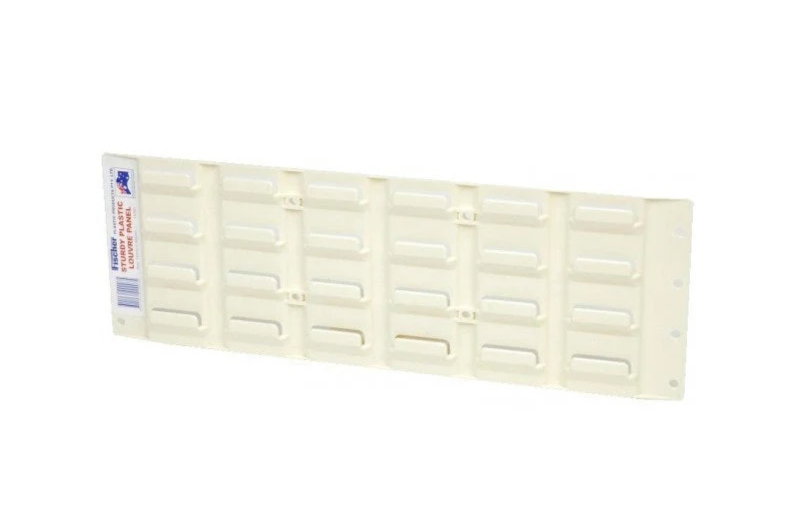 Fischer Plastics Louvre Panel 460L x 153H mm - Cream