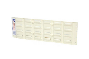 Fischer Plastics Louvre Panel 460L x 153H mm - Cream