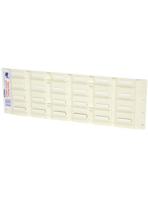 Fischer Plastics Louvre Panel 460L x 153H mm - Cream