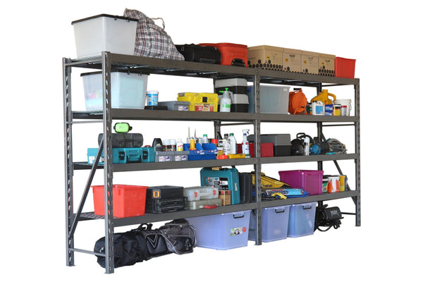 Industrial Shelving Heavy Duty Racks and Bays - Hammertone Grey ...