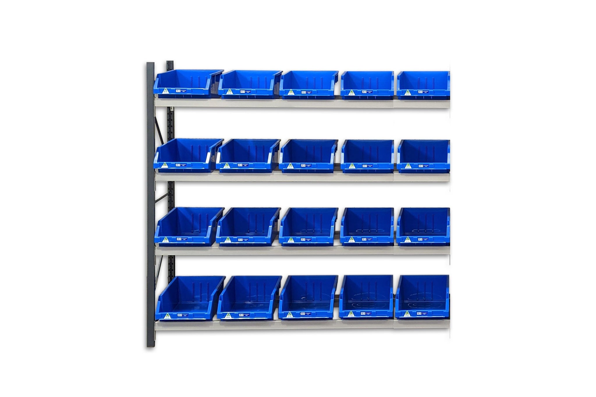 Stormor Premium Longspan Container Rack with Plastic Bins - Stormor ...