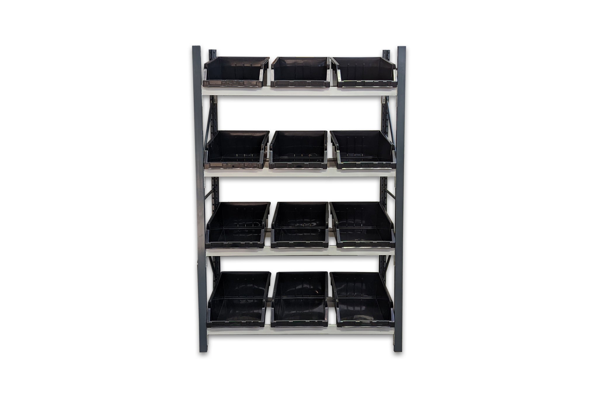 Stormor Premium Longspan Container Rack with Plastic Bins - Stormor ...