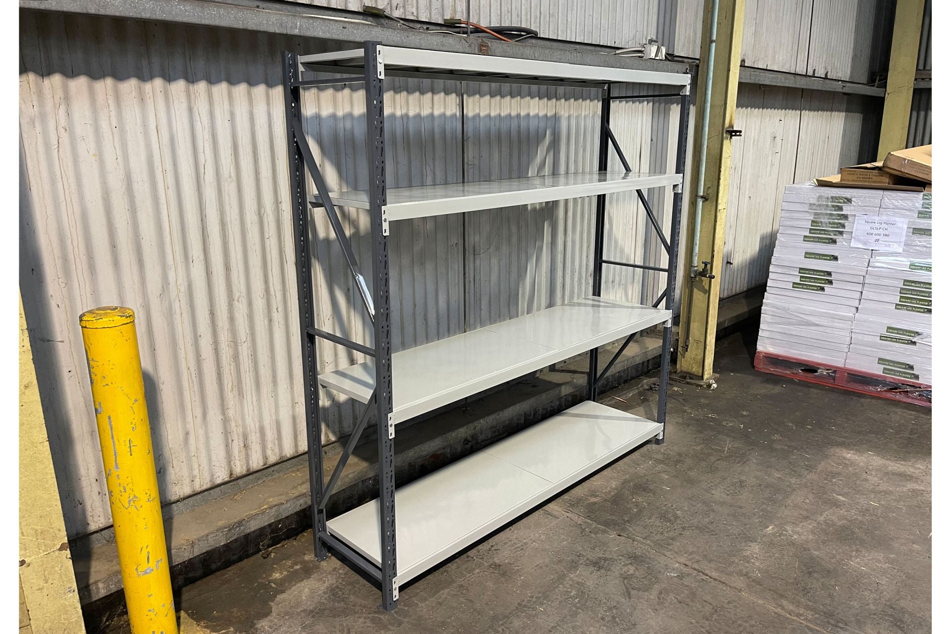 Longspan Garage Shelving Units - Durable Steel Racking System - Stormor ...
