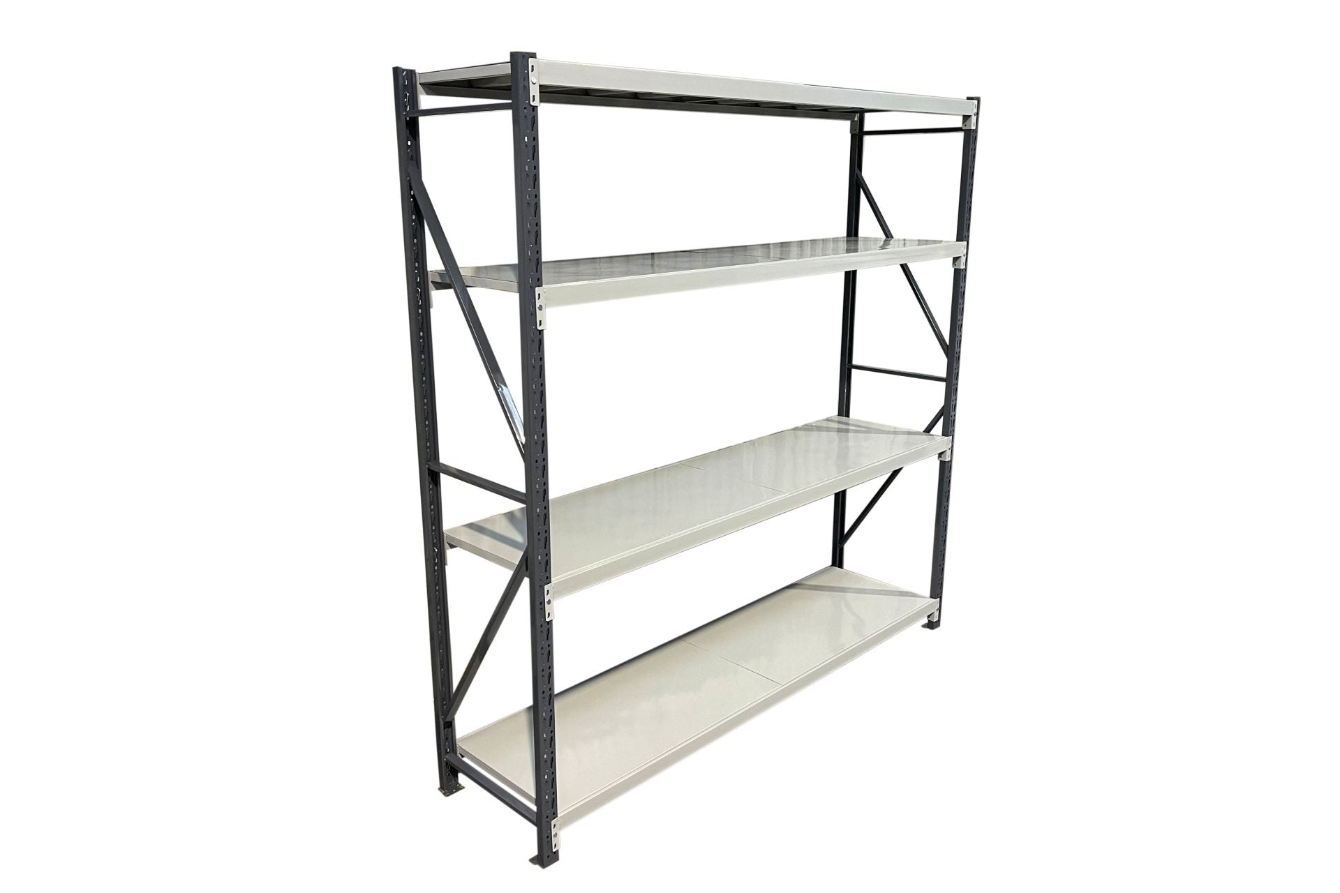 Longspan Garage Shelving Units - Durable Steel Racking System - Stormor ...